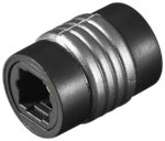 Adaptor Toslink Θηλυκό σε Θηλυκό Μαύρο-Ασημί Goobay 11926