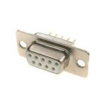 Βύσμα D-Sub 9 Pin Θηλυκό Κολλητό Επίχρυσες Επαφές, Καλωδίου 106-DS-9S