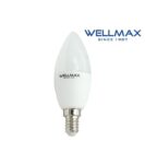 Λάμπα LED Κερί E14 8W Θερμό Λευκό 3000K 720lm Wellmax 02.001.1303