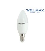 Λάμπα LED Κερί E14 8W Θερμό Λευκό 3000K 720lm Wellmax 02.001.1303