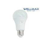 Λάμπα LED με Αισθητήρα Ημέρας / Νύκτας A60 E27 11W Ψυχρό Λευκό 6500K 1055lm 230° Wellmax 02.001.1450