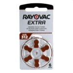 Rayovac Extra 312 Μπαταρίες Ακουστικών Βαρηκοΐας 6τμχ