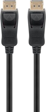 Καλώδιο DisplayPort v1.4 8K 60Hz 32.4Gbps 1m Μαύρο Goobay 61696