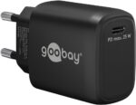 Goobay Ταχυφορτιστής Πρίζας με USB-C Power Delivery 25W Μαύρος 65367