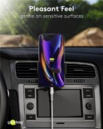 Goobay Καλώδιο Ταχείας Φόρτισης Lightning σε USB-C 60W 1m Supersoft Υφασμάτινο με Μεταλλικά Βύσματα Λευκό 74519 - Image 4