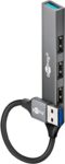 Goobay USB 3.2 Type-A Hub 4 Θυρών με Σύνδεση 1xUSB-A 3.2 & 3xUSB-A 2.0 74456