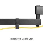 Βάση Τοίχου Brateck για TV έως 55″ 35kg Max με Βραχίονα Μαύρη LPA63-443 - Image 3