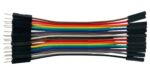 Jumper Cables Αρσενικό σε Θηλυκό 17cm, Σετ των 40τμχ Kamami CAB M-F(40-17-RAINBOW)