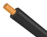 Καλώδιο Σιλικόνης Πυράντοχο SIAF 1x1.5mm Μαύρο 100m 02.040.0039