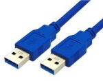Καλώδιο USB 3.0 Type A Αρσενικό σε Αρσενικό 1.5m Μπλε Lancom WU048