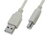 Καλώδιο USB 2.0 Type A Αρσενικό σε Type B Αρσενικό 3m Μπεζ VNzane