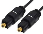 Καλώδιο Οπτικής Ίνας Toslink 1.5m Φ2mm Μαύρο VNzane