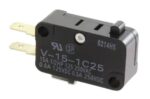 Microswitch Snap Action, SPDT 15A/250VAC, Faston C&H V-15-1C25