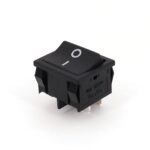 Διακόπτης Rocker OFF-ON 6 Pin DPST, 6A/250VAC, για Άνοιγμα 19.2x22mm Rleil RL3-222