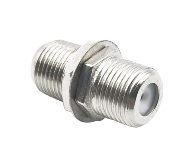 036753-o1.jpg Adaptor F Θηλυκό σε Θηλυκό Μεταλλικό HLB3021A - Image 1