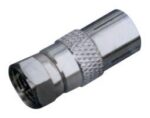 Adaptor F Αρσενικό σε Βύσμα Κεραίας TV Θηλυκό Μεταλλικό JT1048