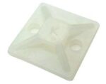 Βάση Δεματικών 4.6mm Αυτοκόλλητη 3M 19x19mm Λευκή 1τμχ KSS HC101S-S2