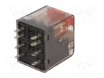 Ρελέ Ηλεκτρομαγνητικό 230VAC 12A 2 Επαφών N.C+N.O 8 PIN για Βάση Schrack PT270730 - Image 2