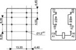 Ρελέ Ηλεκτρομαγνητικό 230VAC 12A 2 Επαφών N.C+N.O 8 PIN για Βάση Schrack PT270730 - Image 3