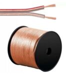 Καλώδιο Ηχείων 2x1mm Διαφανές Tele SP-100Τ/Α 100m