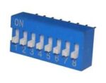 Dip Switch 8 Επαφών OFF-ON, 21.7x9.7mm, Βήμα 2.54mm για PCB ECE EDG108