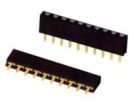 Βέργα Ακίδων (Pin Header) Θηλυκή 40 Pin (1x40) Ίσια για PCB με Βήμα 2.54mm