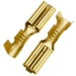 Ακροδέκτης Faston Ίσιος Θηλυκός 2.8mm για Καλώδιο έως 1mm² Χαλκός 1301390