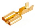 Ακροδέκτης Faston Ίσιος Θηλυκός 4.8mm για Καλώδιο έως 1mm² Ορείχαλκος 1301391