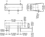 Ρελέ Ηλεκτρομαγνητικό Reed 5VDC 1A 1 Επαφής N.O DIP 8 για PCB ECE EDR201A0500 - Image 3