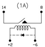 Ρελέ Ηλεκτρομαγνητικό Reed 24VDC 1A 1 Επαφής N.O DIP 8 για PCB ECE EDR201A2400 - Image 2