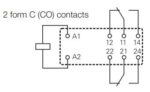 Ρελέ Ηλεκτρομαγνητικό 110VDC 10A 2 Επαφών N.C+N.O 8 Pin για PCB Schrack RT424110 - Image 3