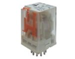 Ρελέ Ηλεκτρομαγνητικό 110VAC 10A 3 Επαφών ΝC+ΝO 11 Pin Λυχνίας με LED Sanyou RCP
