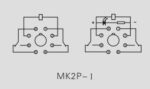 Ρελέ Ηλεκτρομαγνητικό 12VDC 10A 2 Επαφών N.O+N.C 8 Pin Λυχνίας Asiaon MK-2P-2I - Image 2
