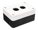 Κουτί Πλαστικό Στεγανό 116x72mm για 2 Μπουτόν Ø22mm Xindali F-19