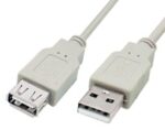 Καλώδιο Προέκτασης USB 2.0 Type A Αρσενικό σε Θηλυκό 5m Γκρι Victronic T1902-020