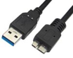 Καλώδιο USB 3.0 Type A Αρσενικό σε Micro USB 3.0 Αρσενικό 1.8m Μαύρο Victronic J1902-014