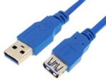 Καλώδιο Προέκτασης USB 3.0 Type A Αρσενικό σε Θηλυκό 1.8m Μπλε Victronic T1902-025