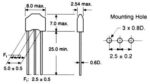 Αντιπαρασιτικό Πηνίο Choke EMI 100pF 100V ΤΗΤ DSS306-55YS101 - Image 2