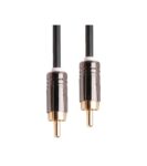 Καλώδιο Coaxial για Εικόνα ή Ήχο RCA Αρσενικό σε Αρσενικό 1.5m Μαύρο VNzane R314