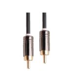 Καλώδιο Coaxial για Εικόνα ή Ήχο RCA Αρσενικό σε Αρσενικό 1.5m Μαύρο VNzane R314