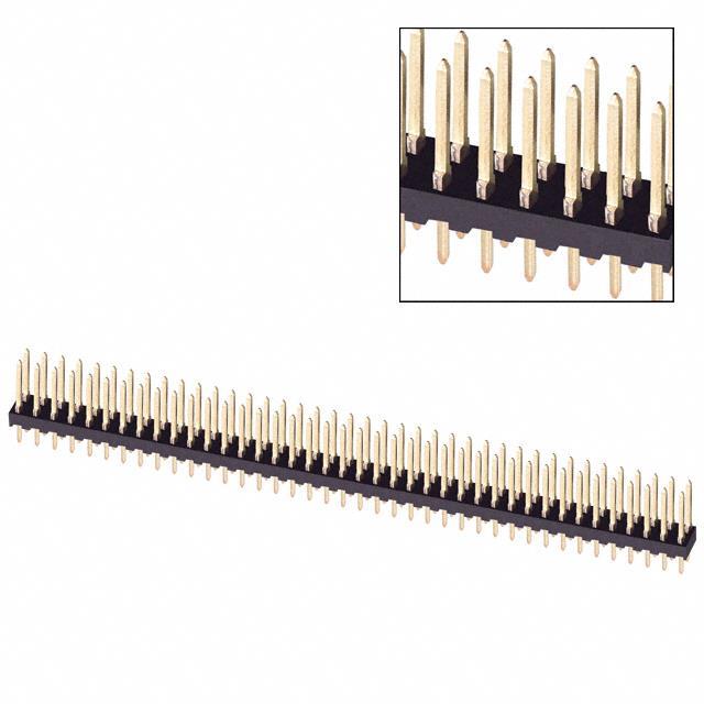 121627050-o1.jpg Βέργα Ακίδων (Pin Header) Αρσενική 80 Pin (2×40) Ίσια για PCB με Βήμα 2.54mm Επίχρυση HY1005-10 - Image 1