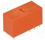 Ρελέ Ηλεκτρομαγνητικό 24VDC 16A 1 Επαφής N.O+N.C 8 Pin για PCB Schrack RT314024