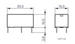 Ρελέ Ηλεκτρομαγνητικό 12VDC 5A 1 Επαφής N.C+N.O 5 Pin για PCB Schrack 0-1393219-6 - Image 2