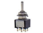 Διακόπτης Μοχλού Toggle ON-OFF-ON 6 Pin DPDT, 3A/250VAC, Φ6mm SCI TA-203-A1