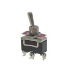 Διακόπτης Μοχλού Toggle ON-OFF-ON 3 Pin SP3T, 15A/250VAC, Φ12mm CNTD T-1327