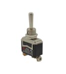 Διακόπτης Μοχλού Toggle (ON)-OFF-(ON) 3 Pin SP3T, 16A/250VAC, Φ12mm HY29J Kedu