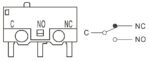 Microswitch Snap Action με Έλασμα, SPDT 1A/125VAC για PCB KW10-3Z - Image 2