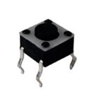 Microswitch TACT 4 Pin Push ON SPST-NO, 1.77N, THT 6x6x4.3mm Jianfu TVDP01-043BB