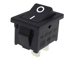 121636150-o1.jpg Διακόπτης Rocker OFF-ON 2 Pin SPST, 10A/250VAC, για Άνοιγμα 19.1x12.9mm MR-1-110-C5N-BB - Image 1