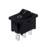 Διακόπτης Rocker ON-ON 3P DPDT, 6A/250VAC, για Άνοιγμα 19.2x13mm MR-1-120-C5N-BB